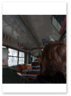 ウィーンのトラムの車内にて 　2012年2月　撮影：東郷　洋